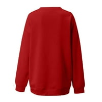 Зодгу Плюс размер Нагънат блузи за жени Модерен разрошени къс ръкав Дамски Блузи цвят контраст печат блуза лятна мода секси в яка ризи удобни свободно случайни туника Тениски червено 12