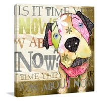 Мармонт хил - сега кученце от Кони Хейли живопис печат върху опаковано платно