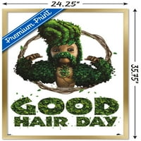 Marvel I Am Groot - Good Hair Day Poster, 22.375 34 FRAMED