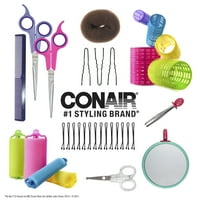 Conair Smooth & Style универсални гребени за ежедневна употреба, цветовете варират, CT