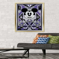100 -годишнина на Disney - Deco -Luxe Mickey Mouse Wall Poster, 22.375 34 в рамка