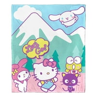 Hello Kitty, Mountain Adventure Aggetsuko Comics Silk Touch Throwing, 50 60