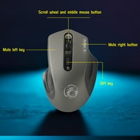 Loopsun безжична мишка 2.4g безшумна мишка с USB приемник преносими компютърни мишки за таблет лаптоп със система Windows
