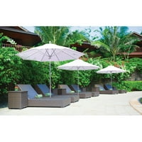 Galtech ft. Търговски луксозен чадър за пазар на алуминий на Sunbrella