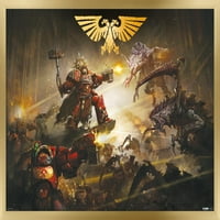 Warhammer 40K - Битката при плакат на Baal Wall, 22.375 34