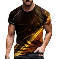 3д дигитален печат Пуловер фитнес спортни шорти ръкави тениска блуза