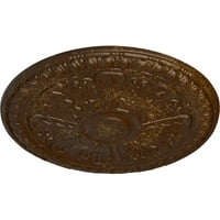 Екена Милуърк 18 од 1 4 П Реймънд таван медальон, Ръчно рисувана корен бира пращене