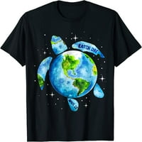 Ден на земята възстановяване на Земята морска костенурка изкуство спаси планетата тениска