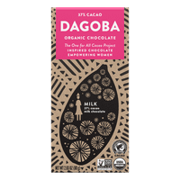 Dagoba Organic Milk Chocolate Bar, 2. Оз