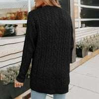 Lowprofile Cardigan пуловери за жени с дълги ръкави ежедневни върхове мода удобна средна дължина зимна есен плетен пуловер палта