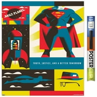 100 -годишнина на Warner - Стенски плакат на Superman, 22.375 34