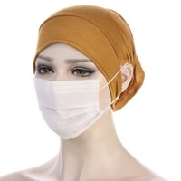 Meidiya Set Muslim Hijab Undercap с дупка на ухото подчертава вътрешна капачка фланелка хиджаби тръба капачки за капачки