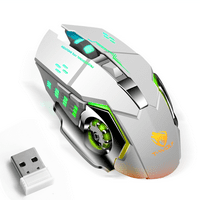 Градска акумулаторна безжична мишка мулти-нишка с опции за DPI, ергономична оптична преносима тиха мишка за лаптоп на Microsoft Surface Pku- Лаптоп Бяло зелено
