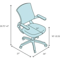 Стол за задачи на Frackville, заключване на наклона, минимална височина на седалката - пода до седалката: 18