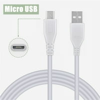 На 3.3ft бял микро USB заряден кабелен кабел за зарядно устройство за MID M718F M718T Android 4. 4. Таблет на сензорен екран