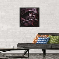 Междузвездни Войни: Оби-Уан Кеноби-Дарт Вейдър Портрет Плакат За Стена, 14.725 22.375 В Рамка