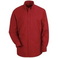 Червена кап® Мъжка риза с дълъг ръкав поплин рокля